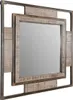 MASSIVMOEBEL24 Spiegel Mango 92x4x92 braun lackiert HEAVY Produktbild-Vorschau 3