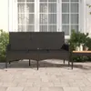 vidaXL Panca da giardino a 3 posti con cuscini in Anteprima dell’immagine prodotto 2