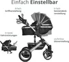 BRONEA® EXQUISE 2.0 Kombi-Kinderwagen 3-in-1 mit MATRATZE & Produktbild-Vorschau 4