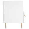 vidaXL Mesita de noche blanca de 40x35x47,5 cm, fabricada Vista previa de la imagen del producto 5