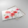 Bild auf Leinwand - Leinwandbild - Blume Mohn Wiese - Produktbild-Vorschau 2