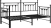 vidaXL Struttura letto divano letto Nero 90 x 190 cm Anteprima dell’immagine prodotto 4