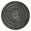 A top-down view of a circular charcoal filter for a range hood. Produktbild-Vorschau