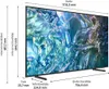 A diagram showing the dimensions of a television. Produktbild-Vorschau