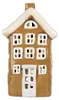 Clayre & Eef Portacandele House 12x8x19 cm in Vetroceramica Anteprima dell’immagine prodotto 1