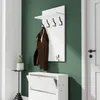 AKKE Weiss Garderobenpaneel MAXI - ALU haken BxH: 60x120 cm Produktbild-Vorschau 5