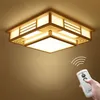 Lampa sufitowa LED drewniana japońska lampa sufitowa Podgląd zdjęcia produktu 3