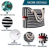 Strandtasche, große Strandtasche für Damen, sanddichte Produktbild-Vorschau 3