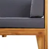 The Living Store Modulární rohová pohovka s tmavě šedými Náhled obrázku produktu 5
