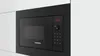 Siemens iQ300, Einbau-Mikrowelle, Schwarz 38 cm, Edelstahl Produktbild-Vorschau 2