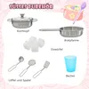 Set da cucina per bambini con lavagna, rosa, 82x24x80 cm Anteprima dell’immagine prodotto 5