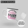 Trendation - Oma Geschenk Emaille Tasse Lustiger Spruch Ich Produktbild-Vorschau 3