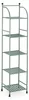 Relaxdays Standregal, Stahl, HxBxT: 145 x 33 x 28 cm, Regal Produktbild-Vorschau 9