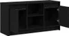vidaXL Mobile TV Nero 100 x 34 x 50 cm Materiale ligneo Anteprima dell’immagine prodotto 5