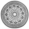 Tapis de jardin réversible rond - D 180 x 0,8 cm - Motifs Voir les images du produit 2