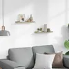 vidaXL Étagères murales 2 pcs. chêne Sonoma 40x9x3 cm Voir les images du produit 3