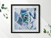 Blume– Wandbild mit Rahmen – Gerahmtes Bild  – Produktbild-Vorschau 2