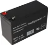 Multipower MP7.2-12 PB Akku 12 Volt 7,2Ah 4,8mm Produktbild-Vorschau 2