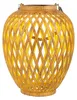 LED Solarleuchte, Laterne, Holzoptik, H 24 cm Produktbild-Vorschau 4