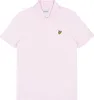 Lyle & Scott Polo Slim Fit hellrosa einfarbig Baumwolle Produktbild-Vorschau 6