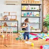 Relaxdays Sitzhocker Kinder, Piraten-Design, Sitzbox Produktbild-Vorschau 5