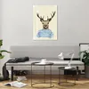 Bilder auf glas - Einteilig - Hipster Anthropomorphismus Produktbild-Vorschau 6