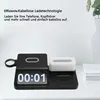 Handy-Ladegeräte, 5-in-1 kabellose Ladestation mit Uhr, für Produktbild-Vorschau 4