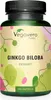 Vegavero Ginkgo Biloba Extrakt | 180 Kapseln | vegan Produktbild-Vorschau 1