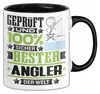 Angler Geschenk Lustiger Spruch für Angler Geschenkidee Produktbild-Vorschau 1