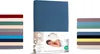 Jersey Spannbettlaken 90x200 cm 100% Baumwolle Pazifikblau Produktbild-Vorschau 1