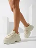 Damen-Sneakers Athenia beige aus  mit 6,5 cm Plateau, Größe Produktbild-Vorschau 1