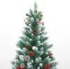 Choinka ośnieżona z jarzębiną StarryLights 210 cm x 95 cm – Podgląd zdjęcia produktu 2