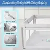 Baby Laufgitter mit 50 Kugel 205x147x66cm Aktivitätszentrum Produktbild-Vorschau 8