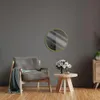 A living room scene with a chair, a small table with flowers, and a mirror on the wall. Náhled obrázku produktu