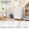 Kinderkleiderschrank Kindergarderobe mit 6 Schubladen Produktbild-Vorschau 11