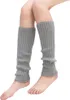 Frauen einfarbig gestrickte Beinwärmer Winter warme Produktbild-Vorschau 8