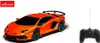 An orange remote-controlled car and its remote control are displayed on a white background. Náhľad obrázku produktu