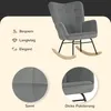 Fauteuil à bascule HOMCOM, fauteuil à bascule aspect Voir les images du produit 5