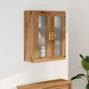 vidaXL Szafka ścienna dębowa Artisan 69,5x34x90 cm Podgląd zdjęcia produktu 3