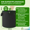 TTL Garden 10x 15L Pflanzsack aus Vliesstoff – Filz Produktbild-Vorschau 2