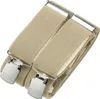 A pair of beige suspenders laid out on a white background. Produktbild-Vorschau