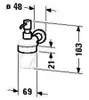DURAVIT 0099161000 Seifenspender D-Code für Wandmontage, Produktbild-Vorschau 13