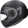 SMK Retro Seven casque couleur : noir mat, taille : XS Voir les images du produit 2