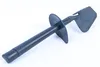 A dark gray kitchen spatula is shown against a white background. Produktbild-Vorschau