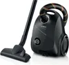 A black Bosch vacuum cleaner is shown against a white background. Produktbild-Vorschau