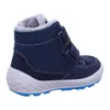 A single blue child's boot is shown against a white background. Produktbild-Vorschau