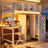 Letto a castello Flieks 90x200 cm con scrivania e armadio, Anteprima dell’immagine prodotto 1