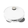 A white robot vacuum cleaner is shown from a top-down perspective against a white background. Produktbild-Vorschau