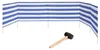 Garronda plage pare-vent 6m de long plus maillet en Voir les images du produit 1