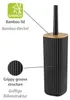 WENKO WC-Garnitur Rotello Schwarz Toilette Reinigung Produktbild-Vorschau 2
